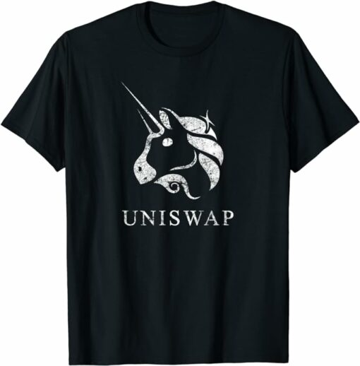 Uniswap T-Shirt Unicorn Token Blockchain T-Shirt