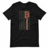 Vintage American Flag Bitcoin T-Shirt
