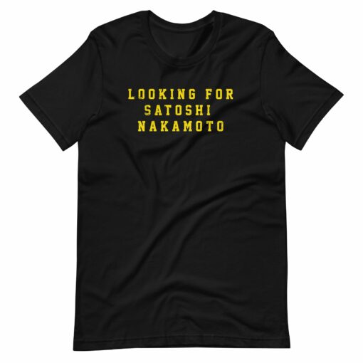 Vintage Looking For Satoshi Nakamoto T-Shirt