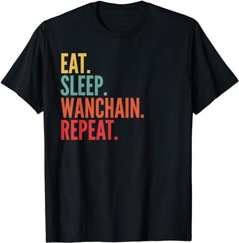 Wanchain T-shirt Eat Sleep Wanchain