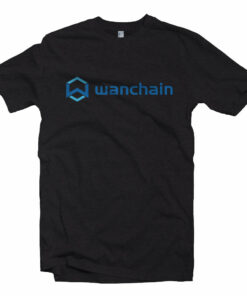 Wanchain horizontal logo t-shirt