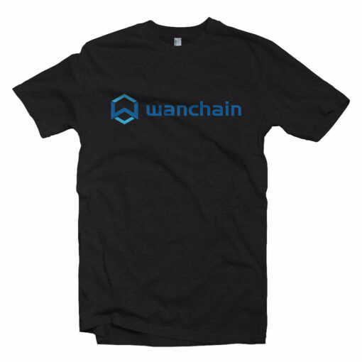 Wanchain horizontal logo t-shirt