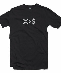 XRP  USD, Ripple over Fiat, Dollar Crypto T-shirt
