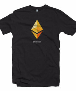 Yellow Ethereum Logo Crypto T-shirt
