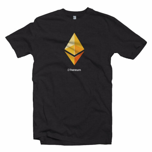 Yellow Ethereum Logo Crypto T-shirt