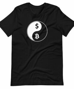 Yin Yang Bitcoin T-Shirt