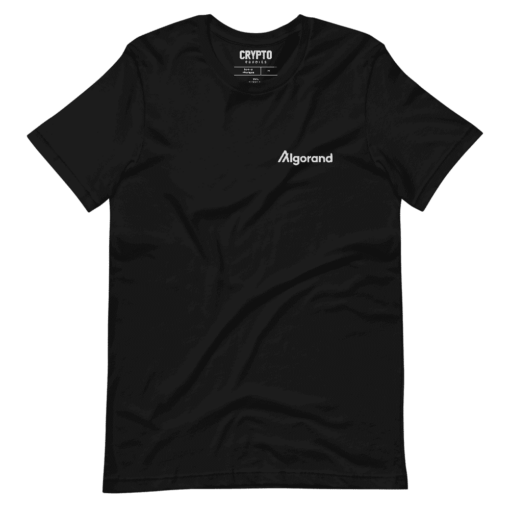 Algorand Small Logo Black T-Shirt