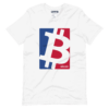 BTC Bitcoin Red & Blue Logo T-Shirt