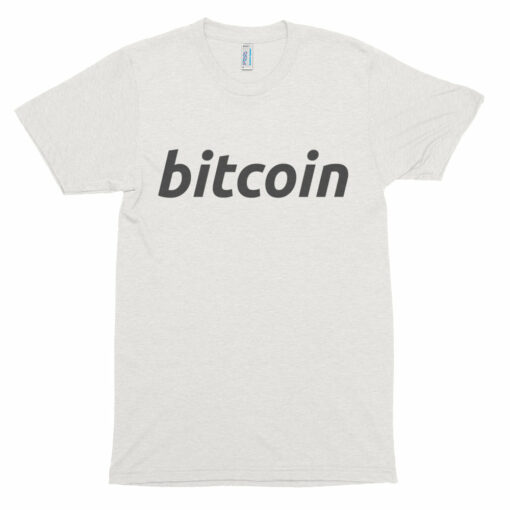 Bitcoin BTC Simple Logo American Apparel Shirt Short sleeve soft t-shirt