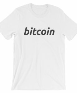 Bitcoin BTC Simple Logo Shirt Short-Sleeve Unisex T-Shirt