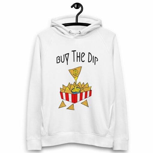 Bitcoin Buy the Dip Women’s Organic Pullover Hoodie