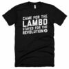 Bitcoin Came For The Lambo, Stayed For The Revolution BTC Shirt Short sleeve soft t-shirt