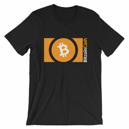 Bitcoin Cash (BCH) Logo Cryptocurrency Shirt  Short-Sleeve Unisex T-Shirt