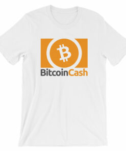 Bitcoin Cash (BCH) Logo  Symbol Tshirt  Cryptocurrency Short-Sleeve Unisex T-Shirt