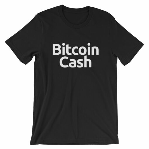 Bitcoin Cash Simple Tshirt  Short-Sleeve Unisex T-Shirt