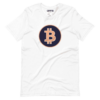 Bitcoin Dark Blue Circle Logo T-Shirt