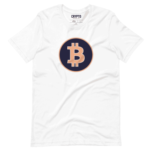 Bitcoin Dark Blue Circle Logo T-Shirt