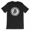 Bitcoin Distressed Logo Short-Sleeve Unisex T-Shirt