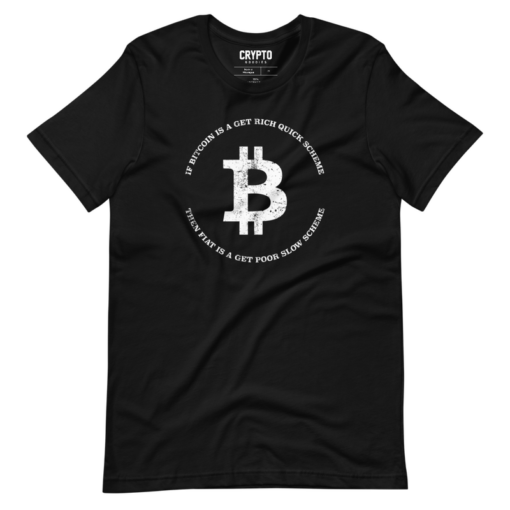 Bitcoin – Get Rich Quick Scheme T-Shirt