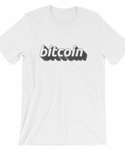 Bitcoin Logo 3D Tshirt  Short-Sleeve Unisex T-Shirt