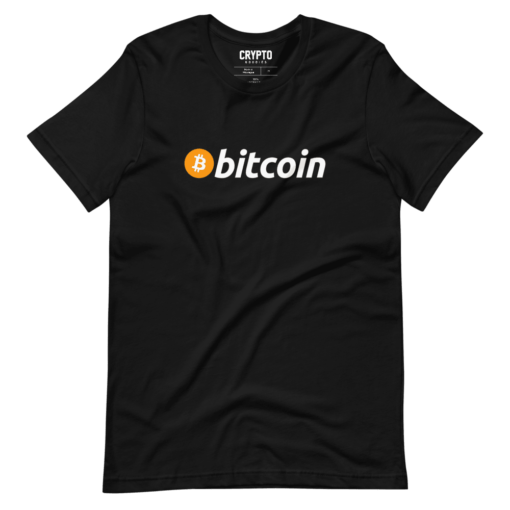 Bitcoin Logo Classic Black T-Shirt