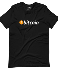 Bitcoin Logo Classic Black T-Shirt
