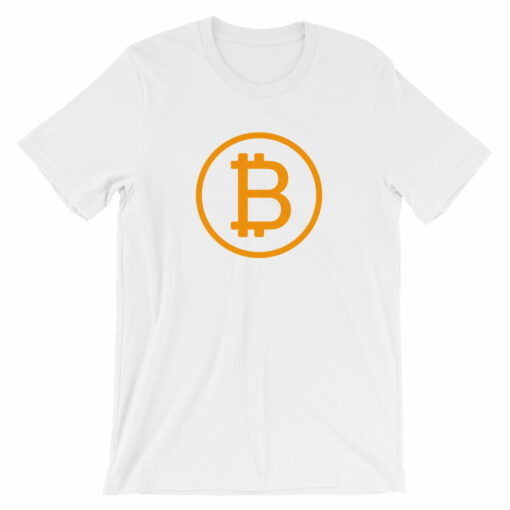 Bitcoin Logo  Symbol Shirt Cryptocurrency BTC Short-Sleeve Unisex T-Shirt