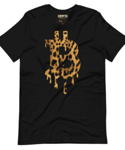 Bitcoin Melting Leopard T-Shirt Bitcoin Melting Leopard T-Shirt