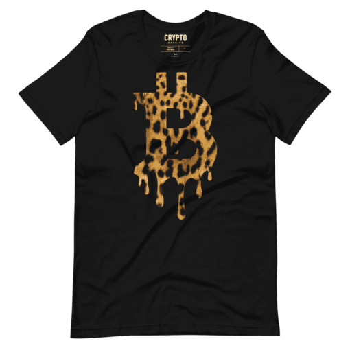 Bitcoin Melting Leopard T-Shirt