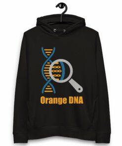 Bitcoin Orange DNA Women’s Organic Pullover Hoodie