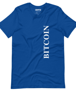 Bitcoin Oversized Logo Blue T-Shirt Bitcoin Oversized Logo Blue T-Shirt