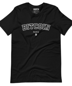 Bitcoin Paris Varsity T-Shirt