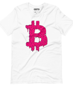 Bitcoin Pink Grime T-shirt Bitcoin Pink Grime T-shirt