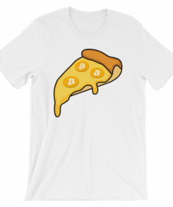 Bitcoin Pizza Cryptocurrency Short-Sleeve Unisex T-Shirt