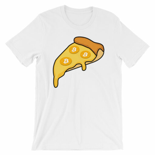 Bitcoin Pizza Cryptocurrency Short-Sleeve Unisex T-Shirt