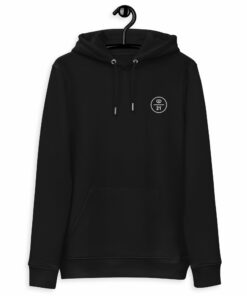 Bitcoin Pretzel Munich Embroidered Women’s Organic Pullover Hoodie with Pouch Pocket