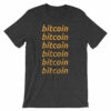 Bitcoin Repeating Super Soft Short-Sleeve Unisex T-Shirt