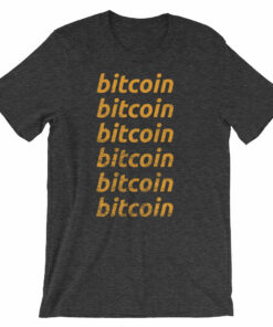 Bitcoin Repeating Super Soft Short-Sleeve Unisex T-Shirt