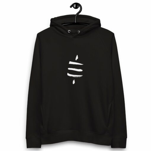 Bitcoin Satsymbol Back & Front Women’s Organic Pullover Hoodie