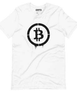 Bitcoin Stencil T-Shirt Bitcoin Stencil T-Shirt