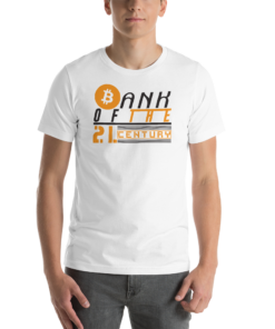 Bitcoin T-shirts – Bank of the 21. century Men’s Premium T-Shirt