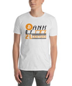 Bitcoin T-shirts – Bank of the 21. century Men’s T-Shirt
