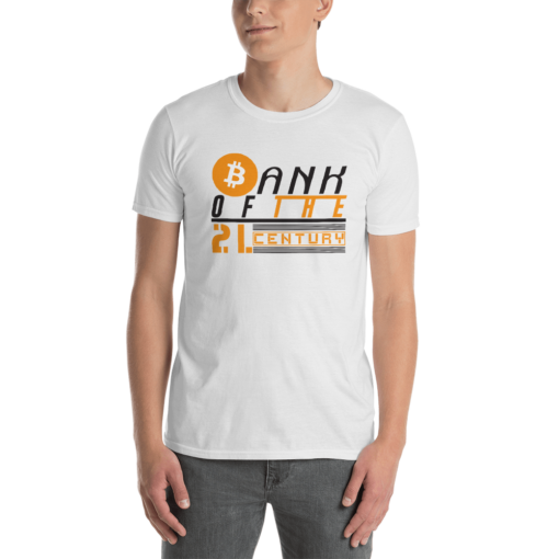 Bitcoin T-shirts – Bank of the 21. century Men’s T-Shirt