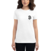 Bitcoin T-shirts – Bitcoin Women’s Embroidered Short Sleeve T-Shirt