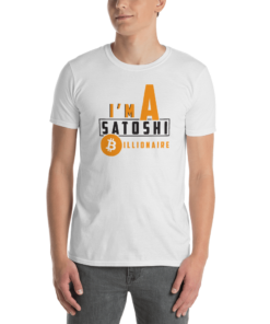 Bitcoin T-shirts – I’m a satoshi billionaire Men’s T-Shirt
