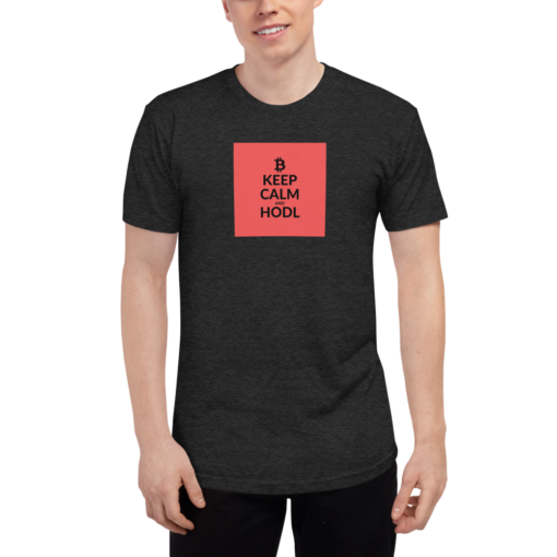 Bitcoin T-shirts – Keep calm Men’s Track Shirt