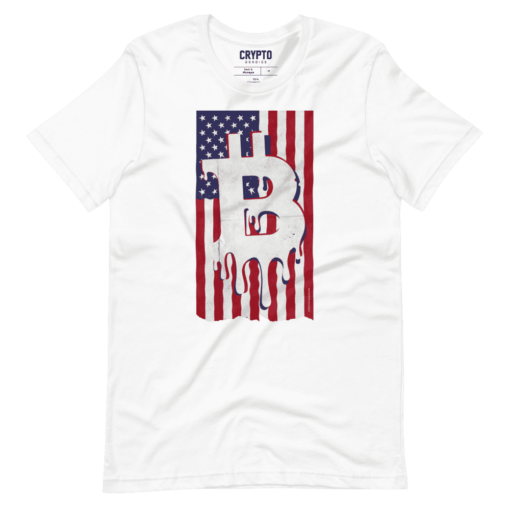 Bitcoin USA Flag T-Shirt