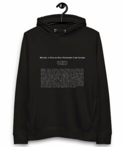 Bitcoin White Paper Women’s Organic Pullover Hoodie