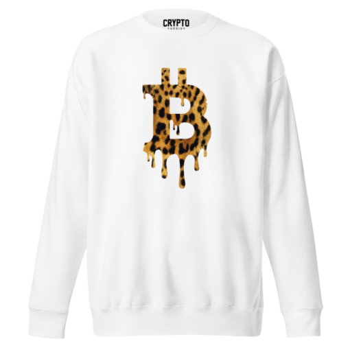 Bitcoin x Melting Leopard Sweatshirt