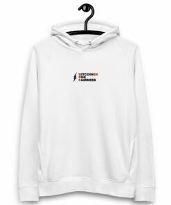 Bitcoiner For Fairness Embroidered Women’s Organic Pullover HoodiE